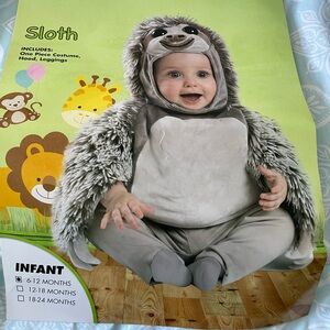 Spirit Gray Sloth Infant Costume